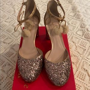 Kate Spade glitter shoes
